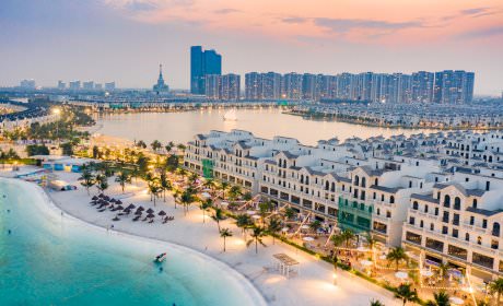 Trải nghiệm bãi biển nhân tạo ngay giữa lòng Hà Nội