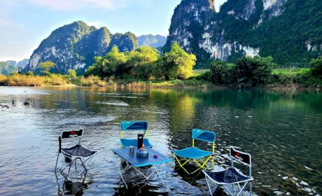 Trải nghiệm điểm cắm trại ở sông Bôi, Hòa Bình