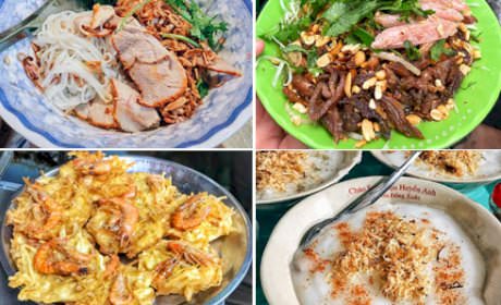 Ăn gì ở phố ẩm thực Đồng Xuân?