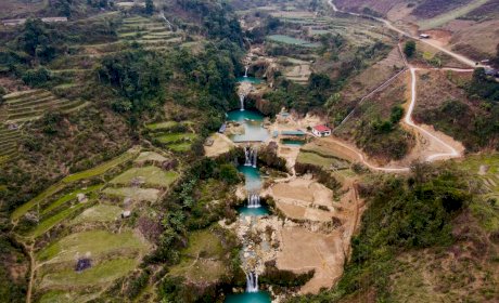 Experience in exploring Chieng Khoa waterfall - "Tuyet Tinh Coc" in Moc Chau